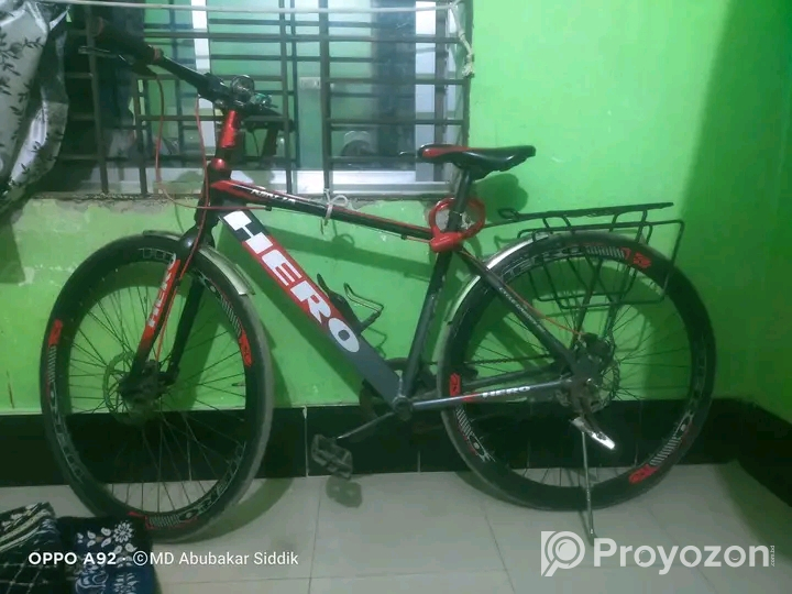 হিরো, নন গিয়ার চিকন চাকার সাইকেল বিক্রি হবে।