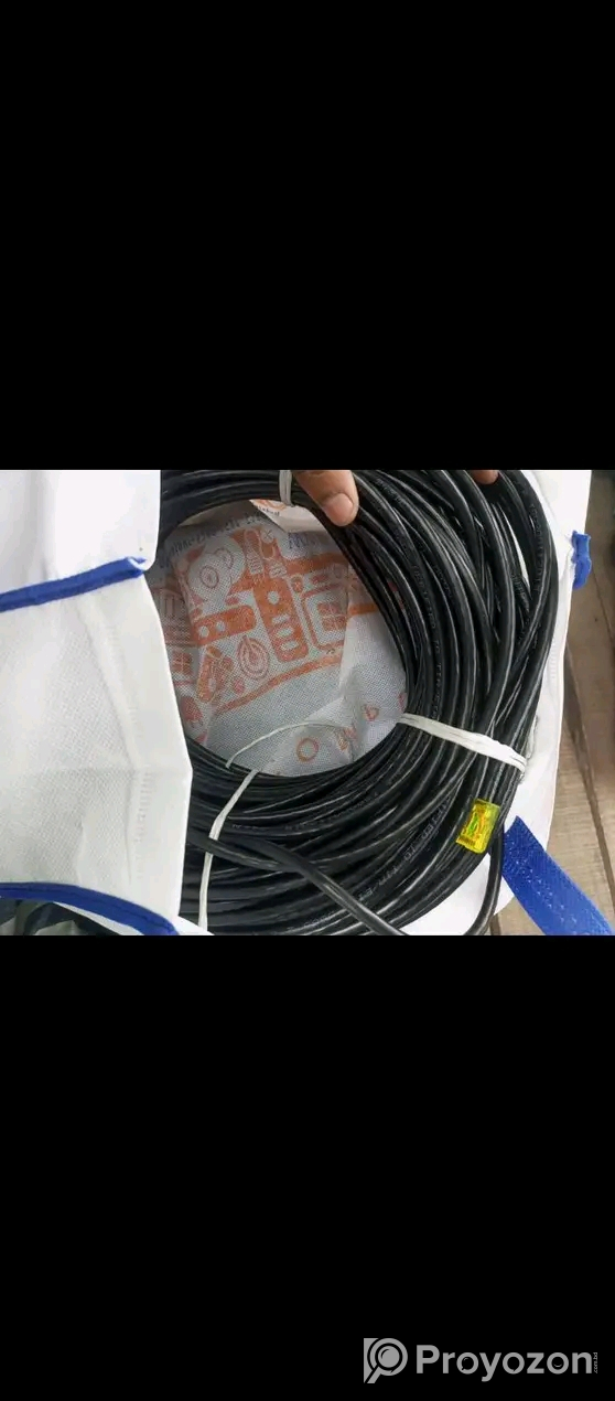 Cat6 ব্লাক তার সাব রাউটার এর জন্য