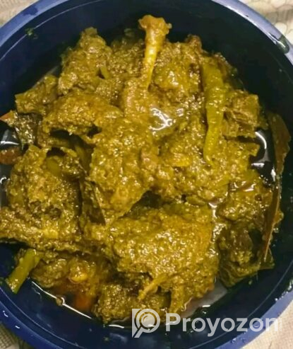 শীতের সময় হাসের মাংস রান্না করে বিক্রি হয়