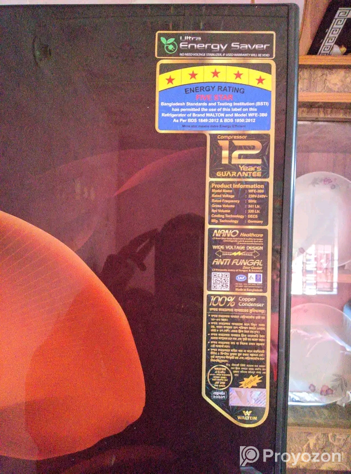 ওয়ালটন ৩৪২ লিটার ফ্রিজটি বিক্রি হবে