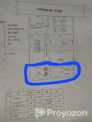 দিনাজপুর শহরের প্রাণকেন্দ্রে নিমতলায় জমি বিক্রি