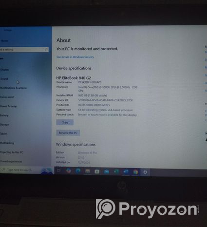 HP Core i5 8GB Ram
