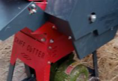 Hay and grass cutting press machine