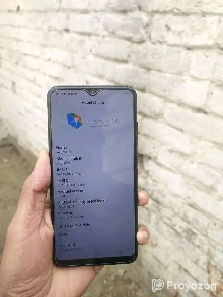Vivo y91c 2/32GB (Used)
