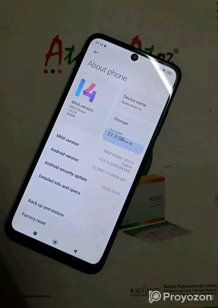 𝗥𝗲𝗱𝗺𝗶 𝗻𝗼𝘁𝗲 𝟭𝟬4GB/64 GB