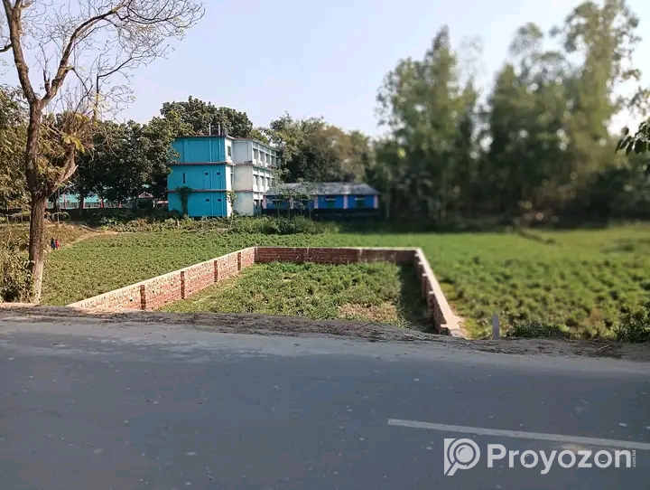 খোলাহাটী কলেজের সামনে জমি বিক্রয় হবে।