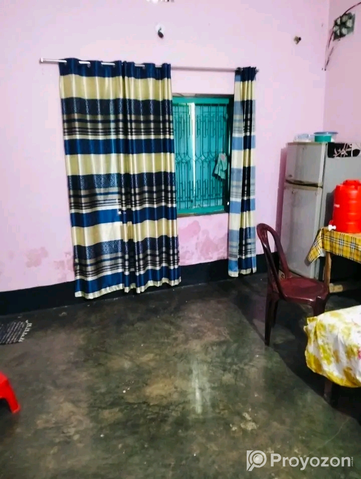 নিচতলায় দুই রুমের ফ্লাট বাড়ি ভাড়া দেওয়া হবে।