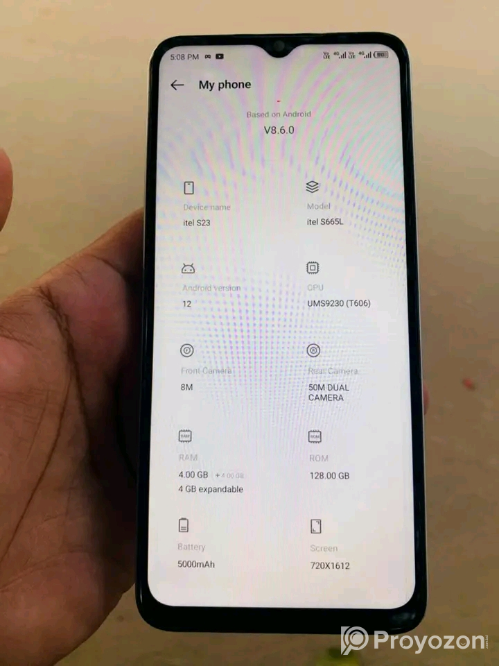 Itel s23 4/128GB (Used)