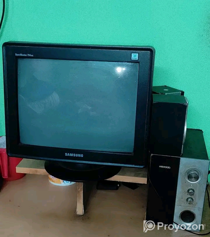 টিভি কার্ড সহ মনিটর সেল করা হবে।