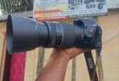 Canon 100D with 75-300 zoom lens