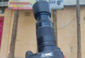 Canon 100D with 75-300 zoom lens
