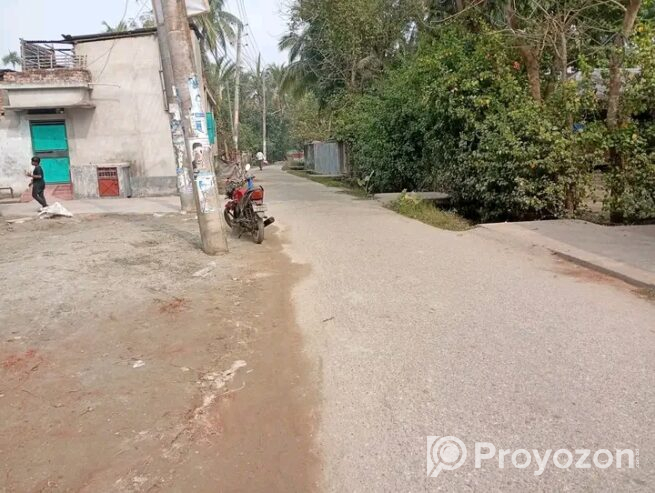 খুলনার মহেশ্বরপাশা বাউন্ডারি ওয়াল করা জমি বিক্রয় হবে