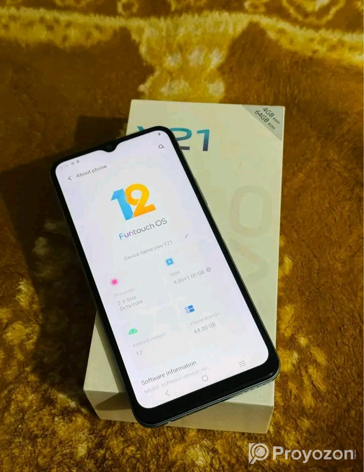 Vivo y21 4/64Gb (Used)