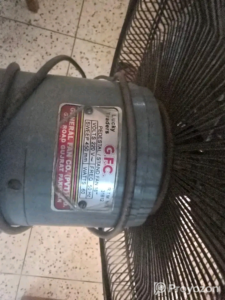 একটি পুরাতন gfc ফ্যান বিক্রি হবে
