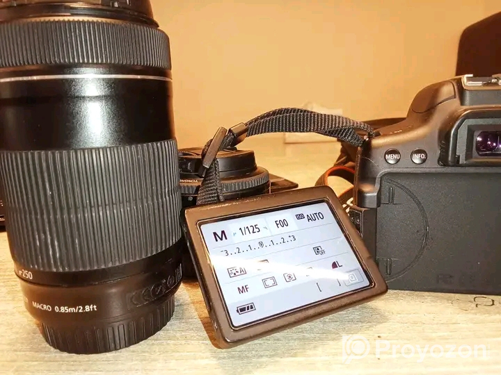 Canon 750d used but totally condition for sell