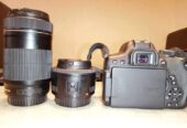 Canon 750d used but totally condition for sell