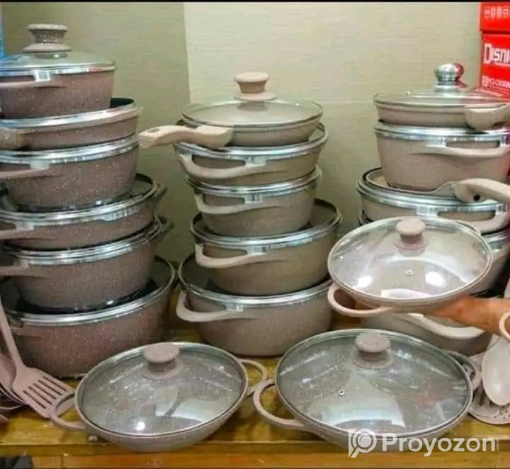 ৪৫ পিসের ননস্টিক কুকিং সেট