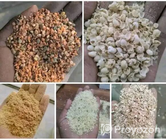 ভুট্টার গুড়া,মুসরি কালাই,ধানের কুড়া বিক্রি হবে