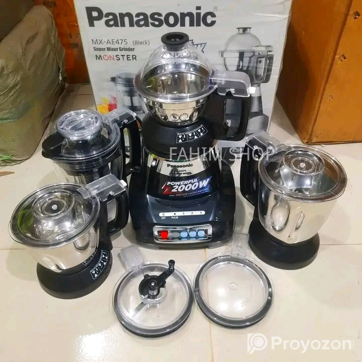 প্যানাসনিক ২০০০ ওয়াট ব্লেন্ডার গ্রাইন্ডার জুসার ব্লেন্ডার