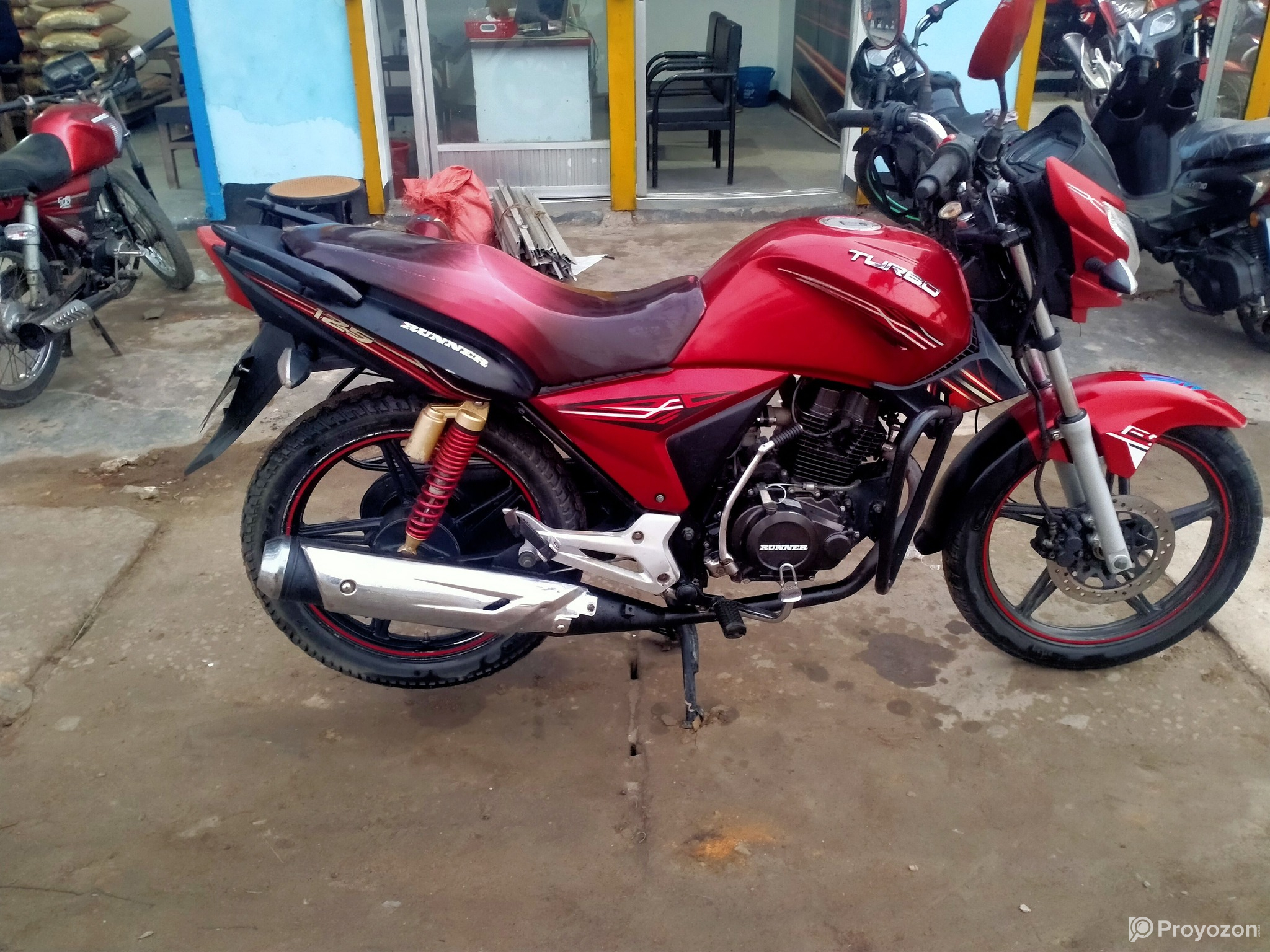 রানার টারবো ১২৫ সিসি বাইক বিক্রি করা হবে