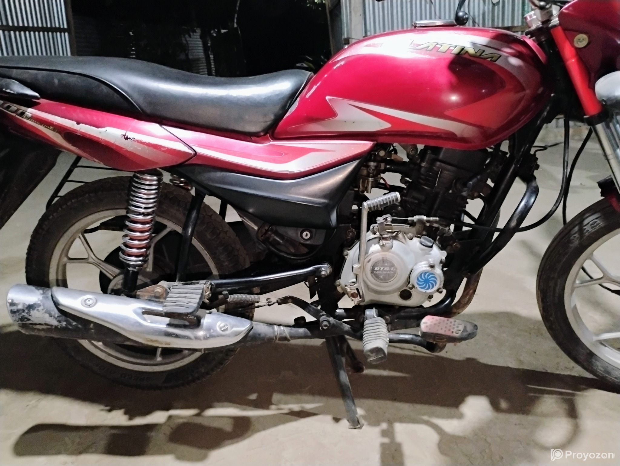 On test platina Es 100cc Bike for sell