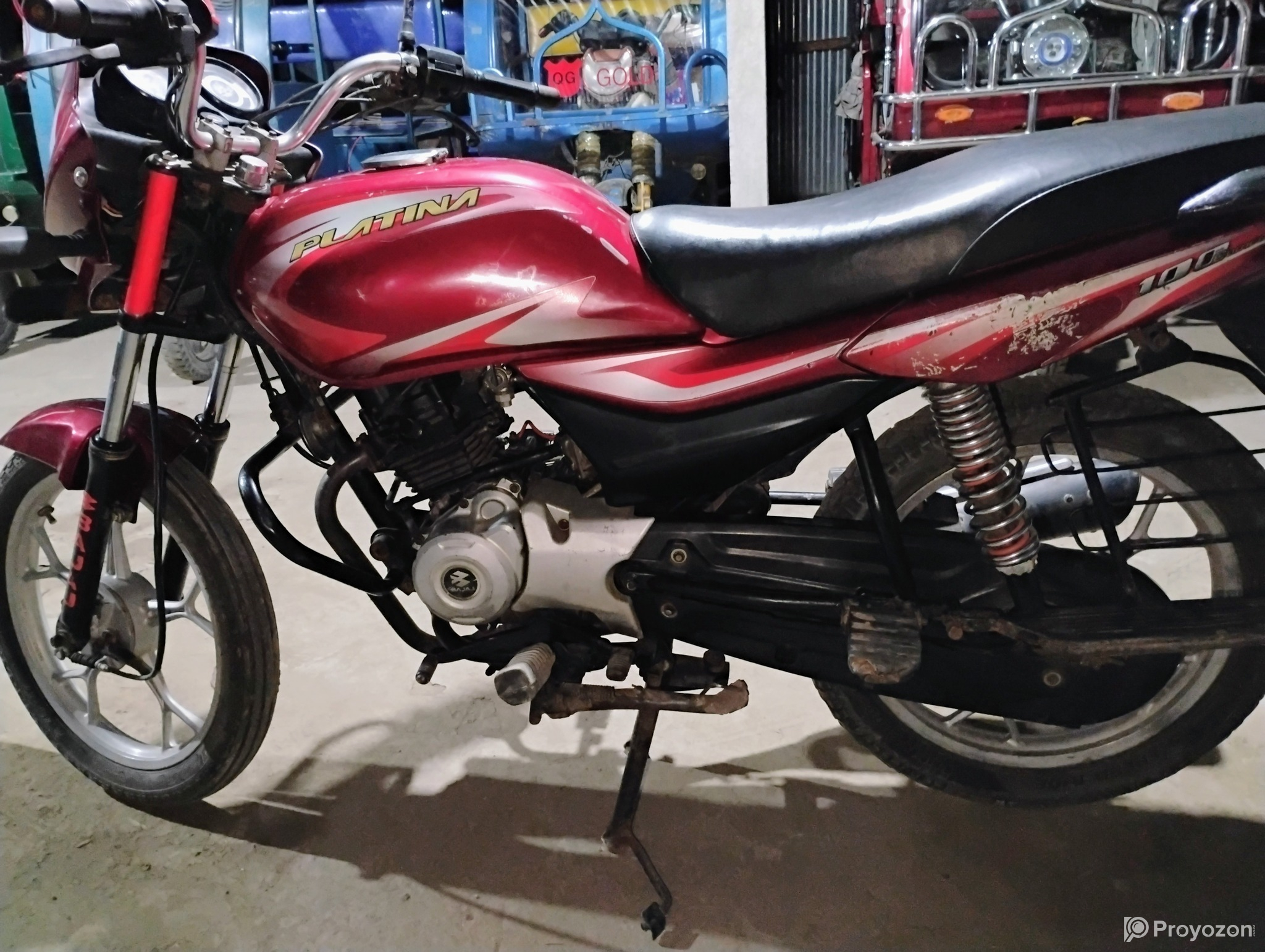 On test platina Es 100cc Bike for sell