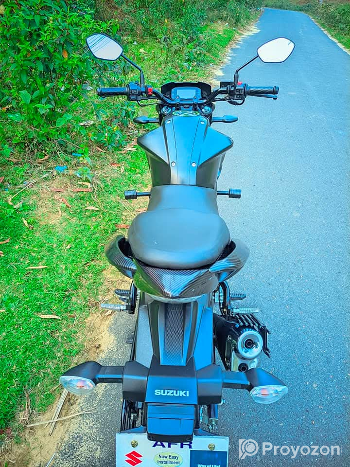 Suzuki Gixxer 2024 মেট ব্ল্যাক