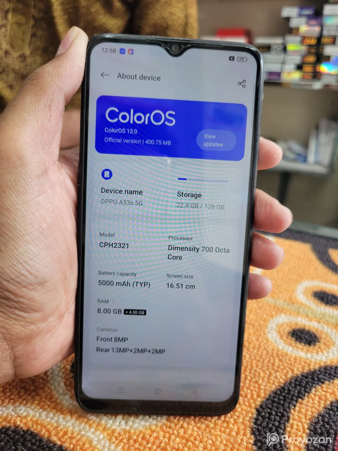 Oppo a53s 5g sell hobe