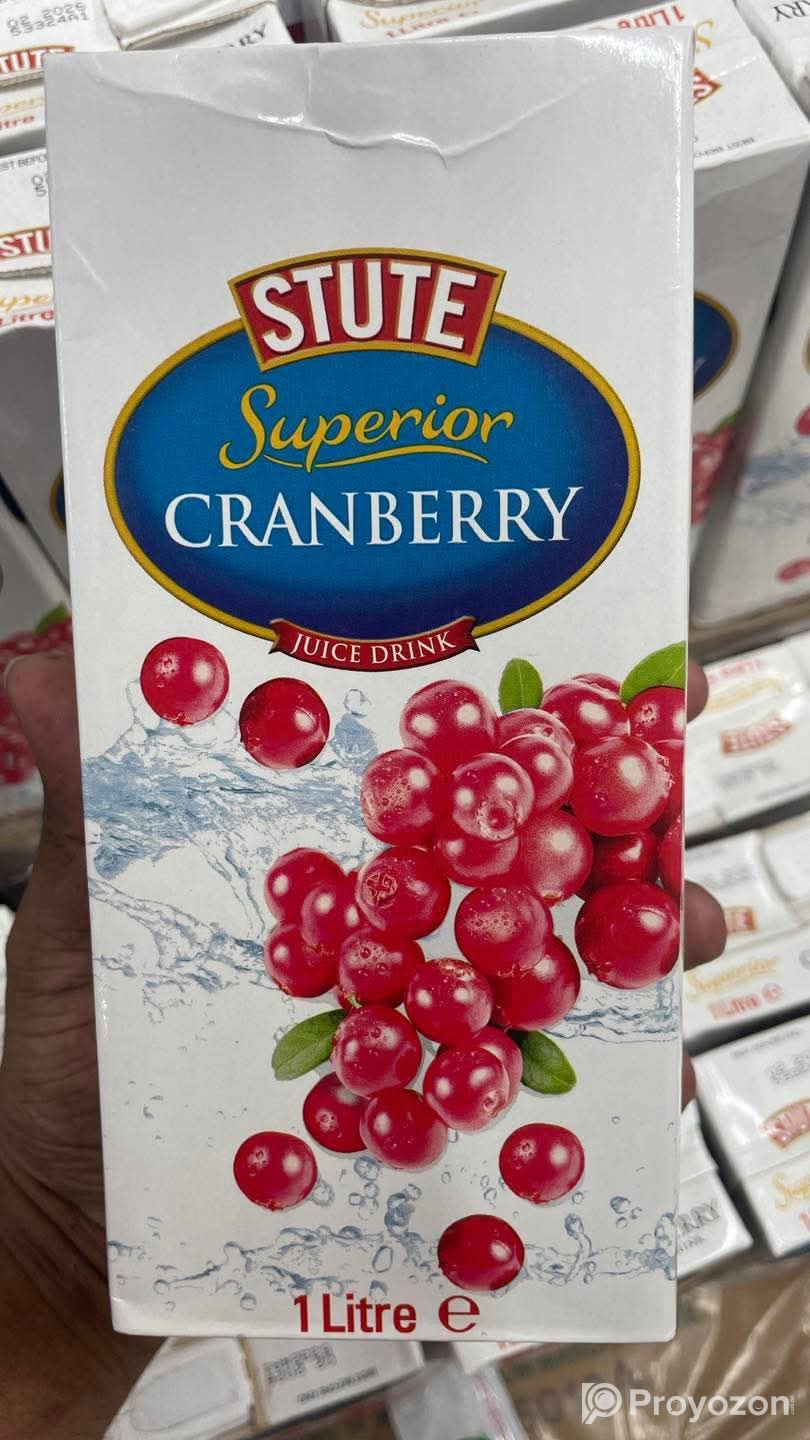 Special Discount on STUTE Superior Cranberry Juice