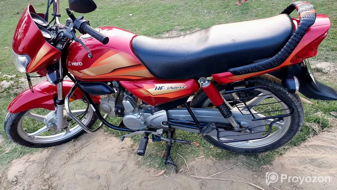 Hero H F Deluxe 100 cc bike sell hobe