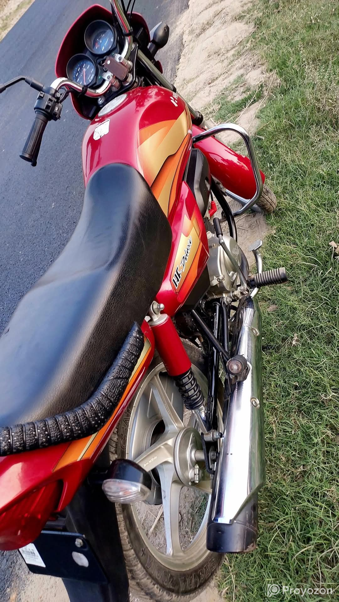 Hero H F Deluxe 100 cc bike sell hobe