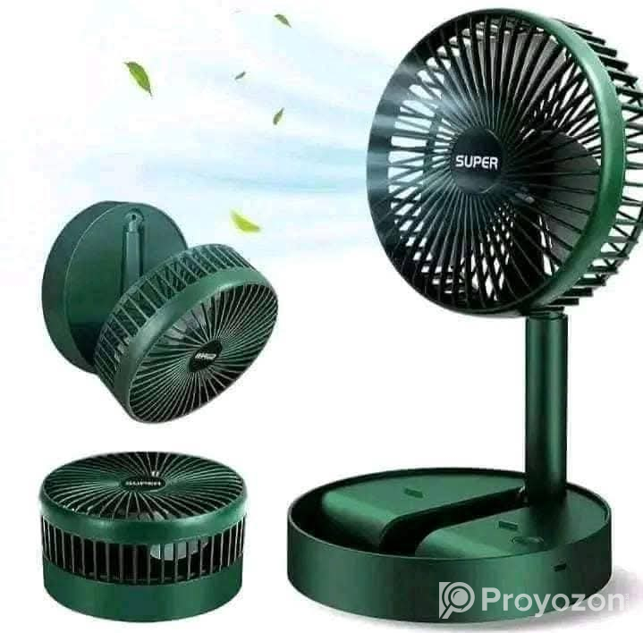 Telescopic Rechargeable Folding Fan.