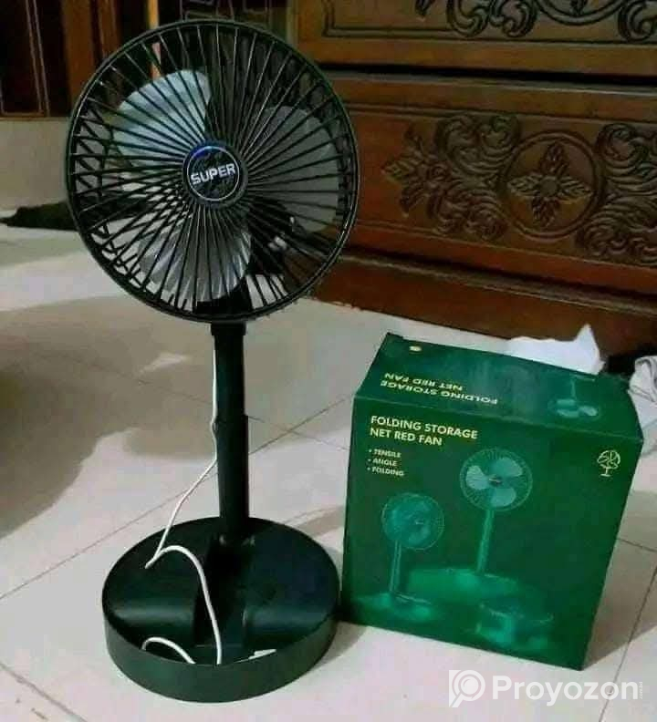 Telescopic Rechargeable Folding Fan.