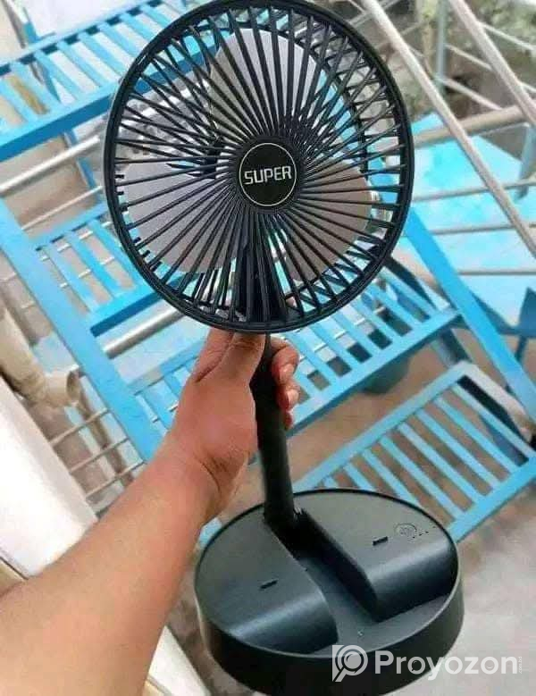 Telescopic Rechargeable Folding Fan.