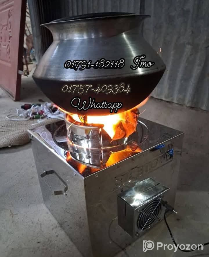 গ্যাসের চুলার বিকল্পে লাকড়ির চুলা বিক্রি হচ্ছ