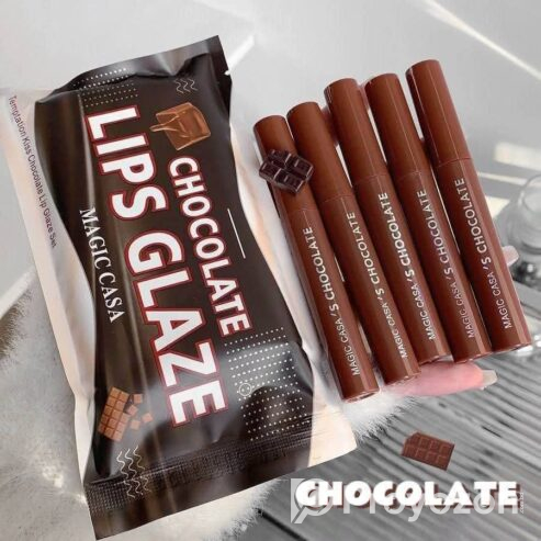 Most demanding 5pcs lip glaze(chocolate lipstick) set