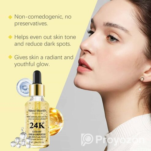 24k gold serum