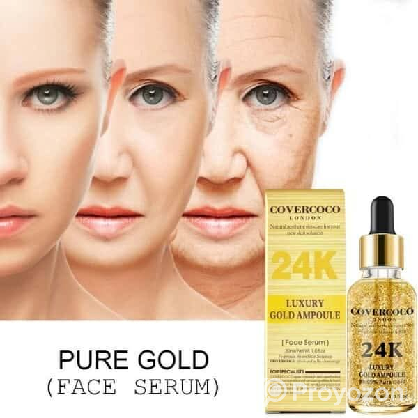 24k gold serum