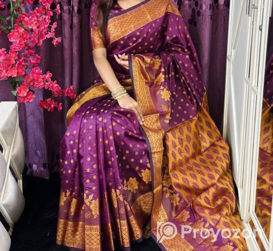 ঈদ অফার সিল্ক বাটিক কাতান শাড়ী