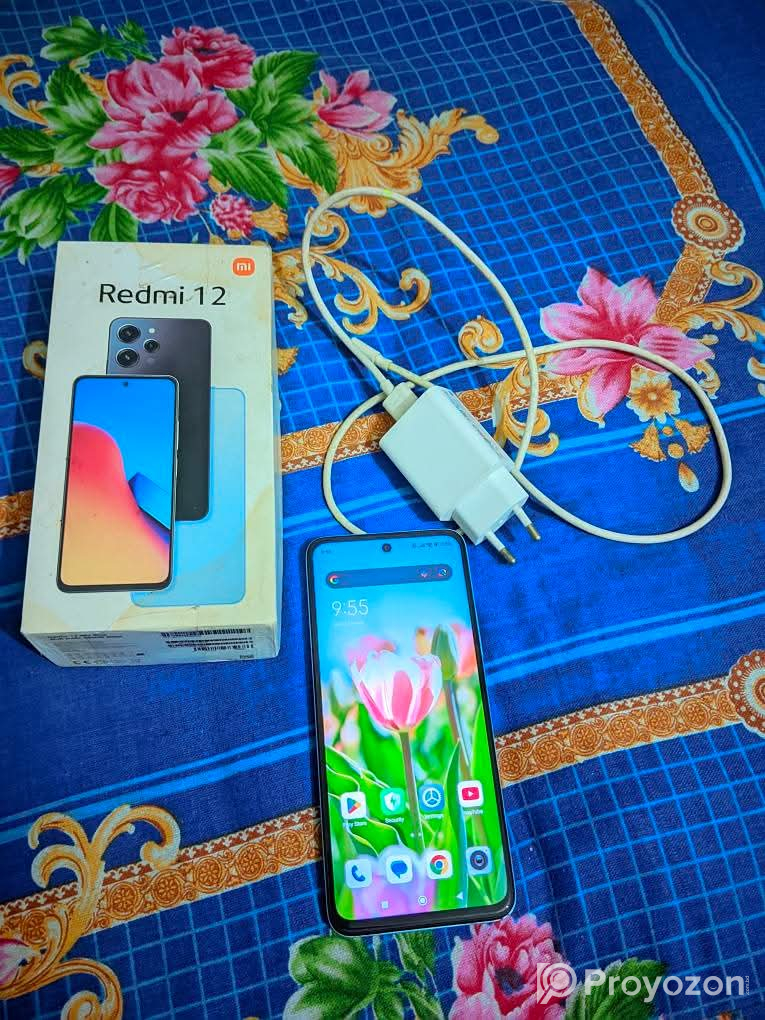 Redmi 12 4g 8,256GB বিক্রয় হবে!