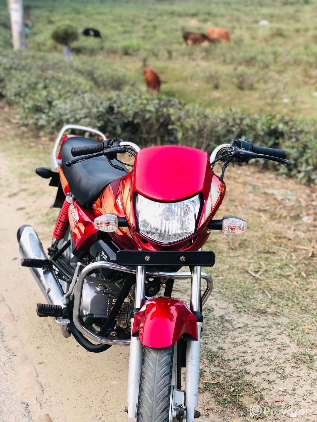 New motorcycle giveing sell