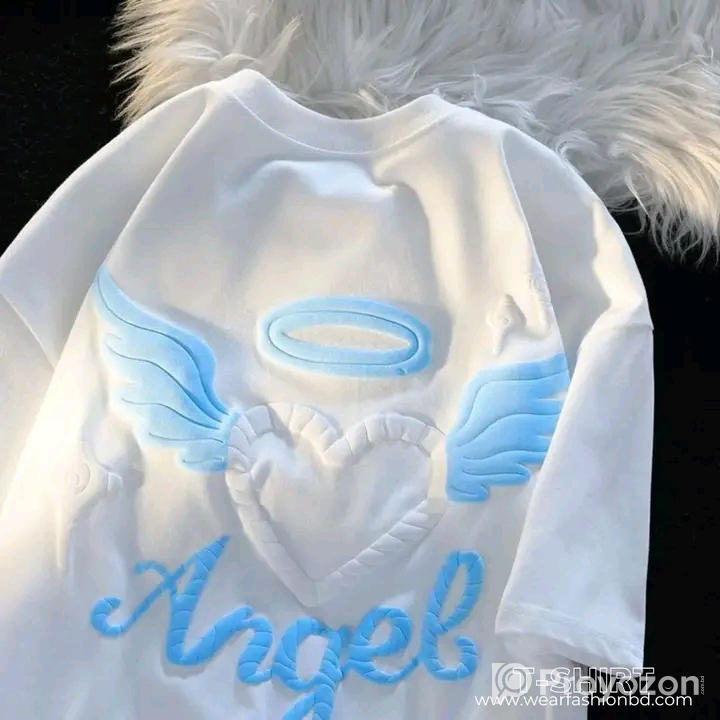 এঞ্জেল চার কালারের দারুণ আকর্ষণীয় কালারফুল টি-শার্ট