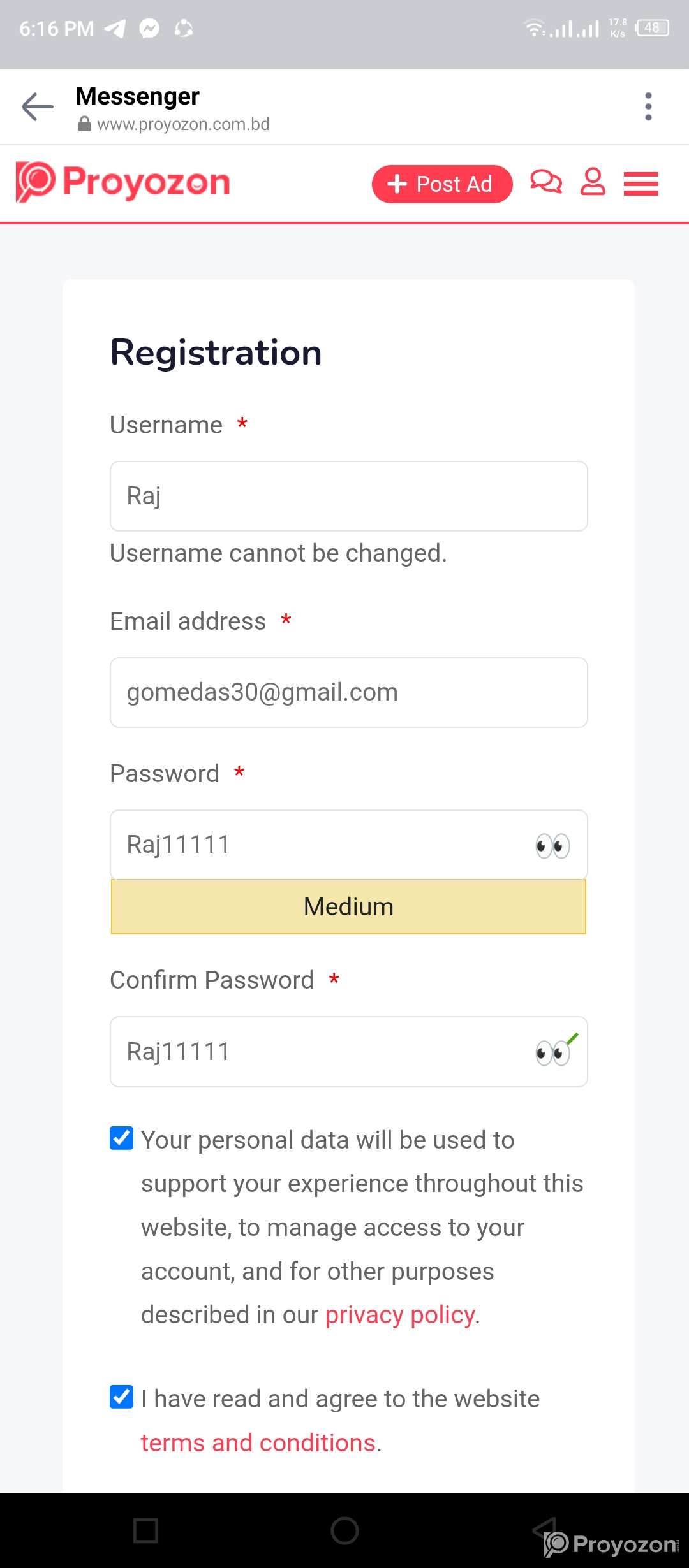 Tablet phone sell post