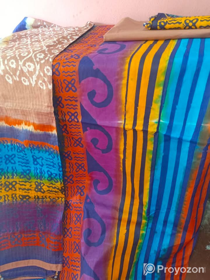 নতুন ডিজাইনের হাই কোয়ালিটি বাটিক থ্রিপিস