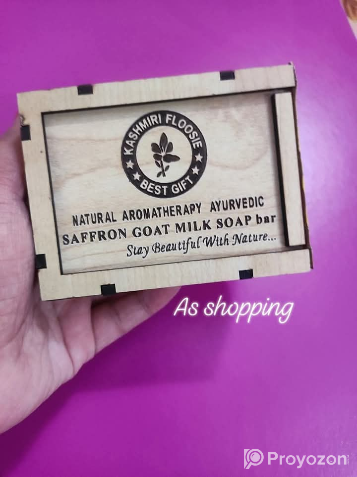Kashmiri Floose Saffron Goat Milk Soap