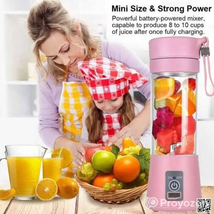 ফ্রেশ ফলের ফ্রেশ জুস খেতে ব্যবহার করুন রিচার্জেবল জুস ব্লেন্