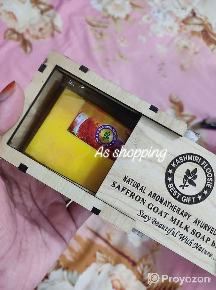 Kashmiri Floose Saffron Goat Milk Soap