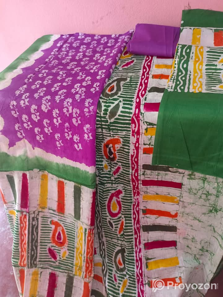 নতুন ডিজাইনের হাই কোয়ালিটি বাটিক থ্রিপিস