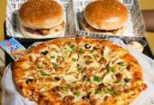 Pizza and Burger combo on BUDGET