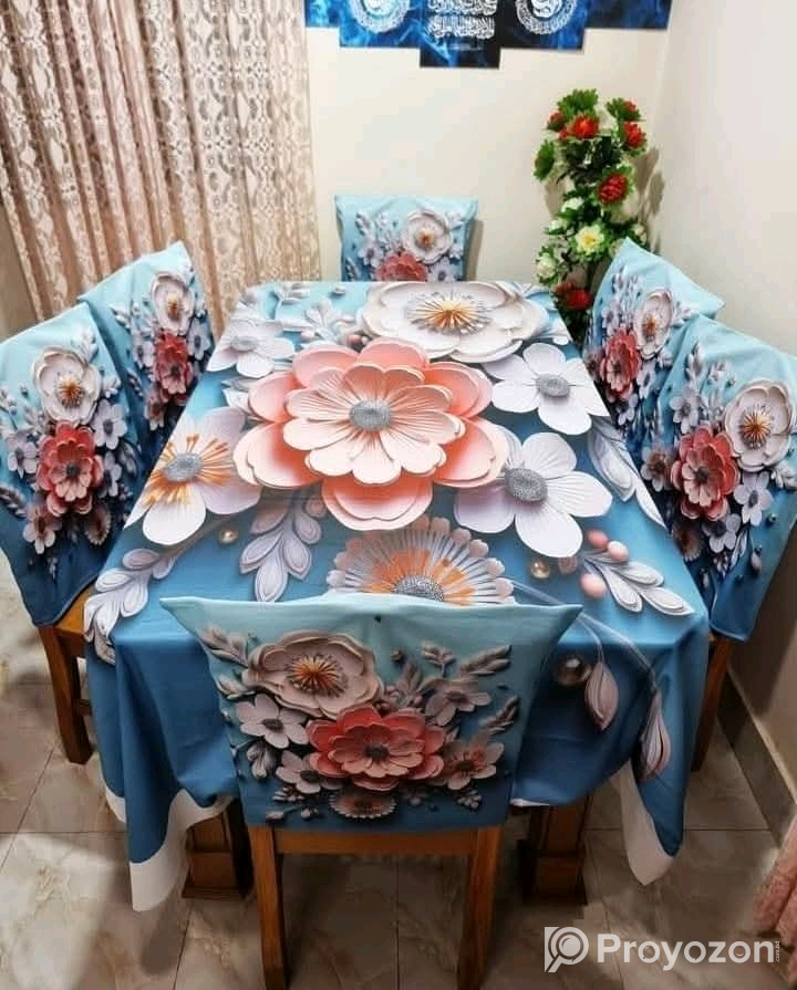 বিভিন্ন ধরনের ডাইনিং কভার সেট বিক্রি করা হয়।